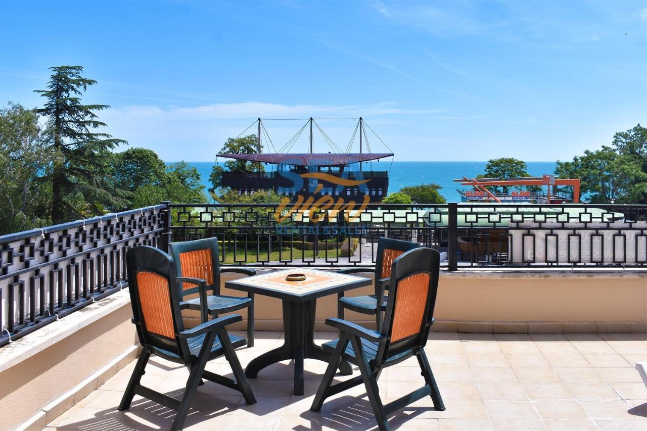 Sea View Rental Front Beach Golden Sands Exterior photo